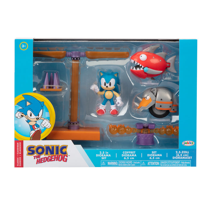 Sonic the Hedgehog Flying Battery Zone Diorama Playset – Complete with Detailed Figures and Interactive Accessories for Ultimate Action-Packed Fun