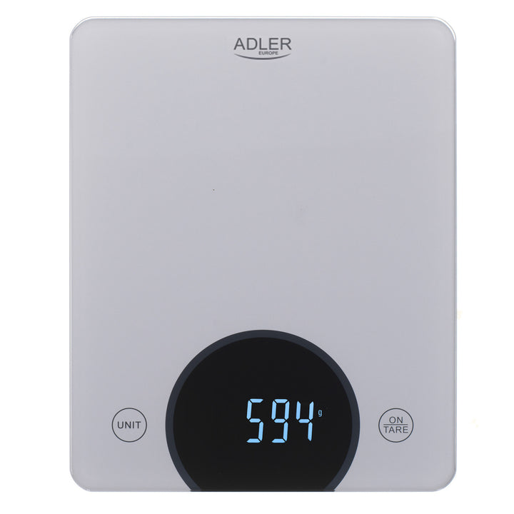 Adler AD 3173s Kitchen scale up to 10kg LED dimensions 20 x 16 cm