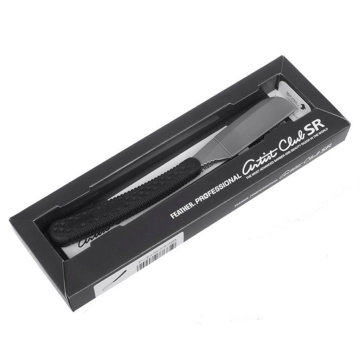 Feather Professional Artist Club ACSR-NB Japanese Style Shavette Razor Manual Shaver Razor Black