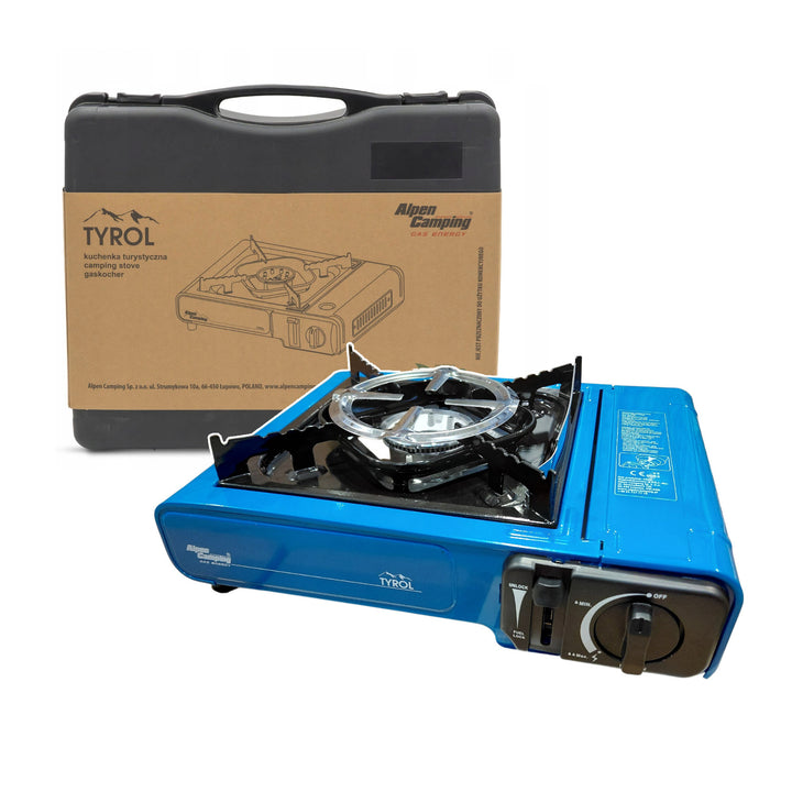 Alpen Camping TYROL IK002 gas camping stove, tested in all conditions