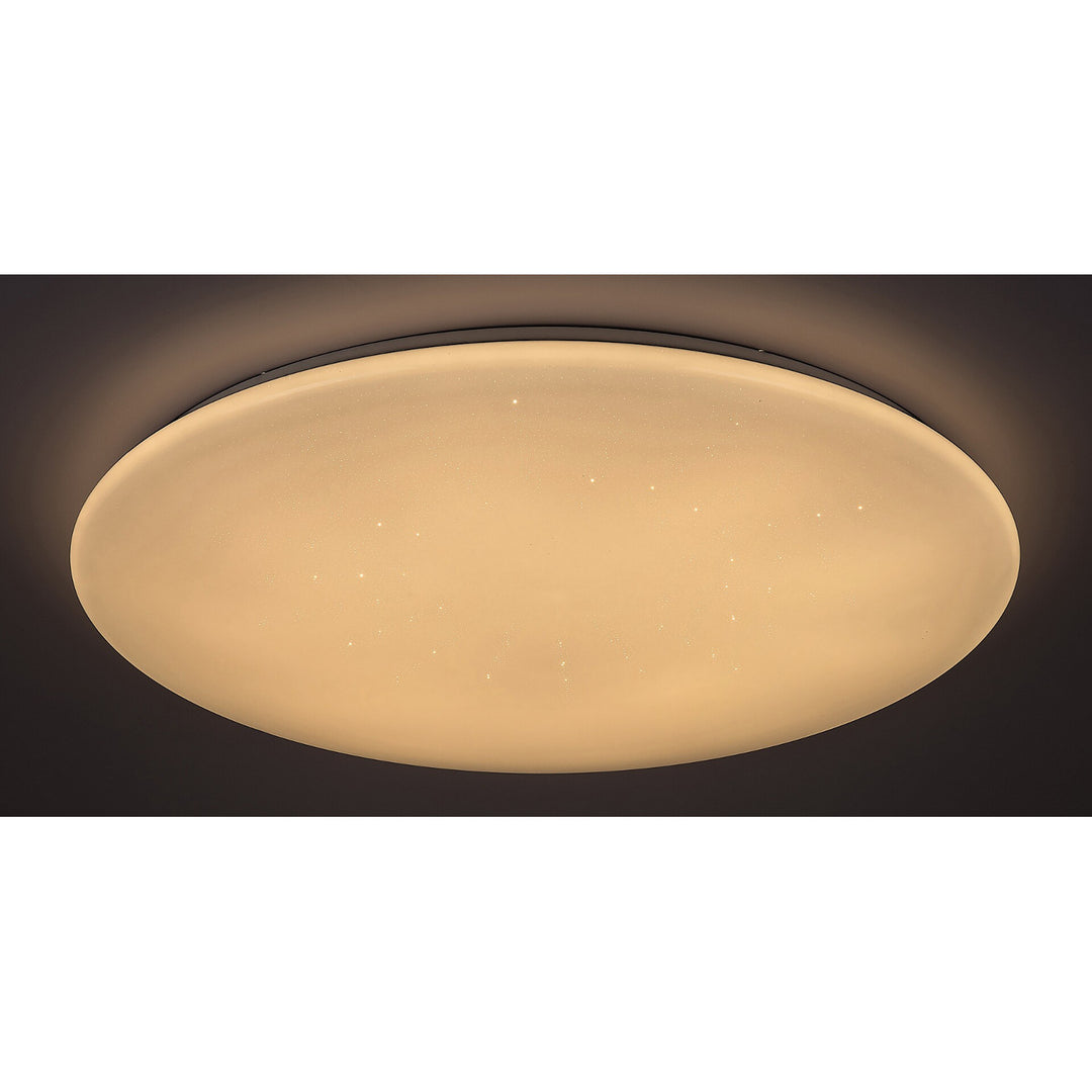 Rabalux Danny Round Ceiling Lamp 5447 White 80W 80cm with Remote Ceiling Wall Luminaire Light Adjustable Light Temperature