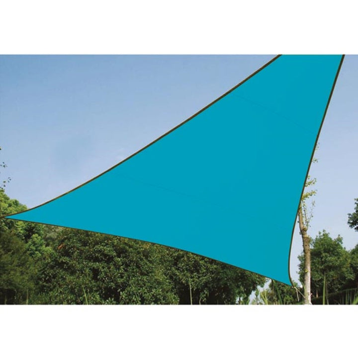 Triangle sunshade sail 5x5x5m polyester blue Perel GSS3500BL