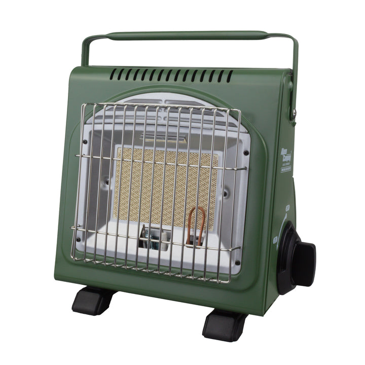 Alpen Camping Portable Gas Stove, 2-in-1 Stove/oven, Gas Consumption 108g/h, Piezo Ignition, IK1100 + 4 Cartridges