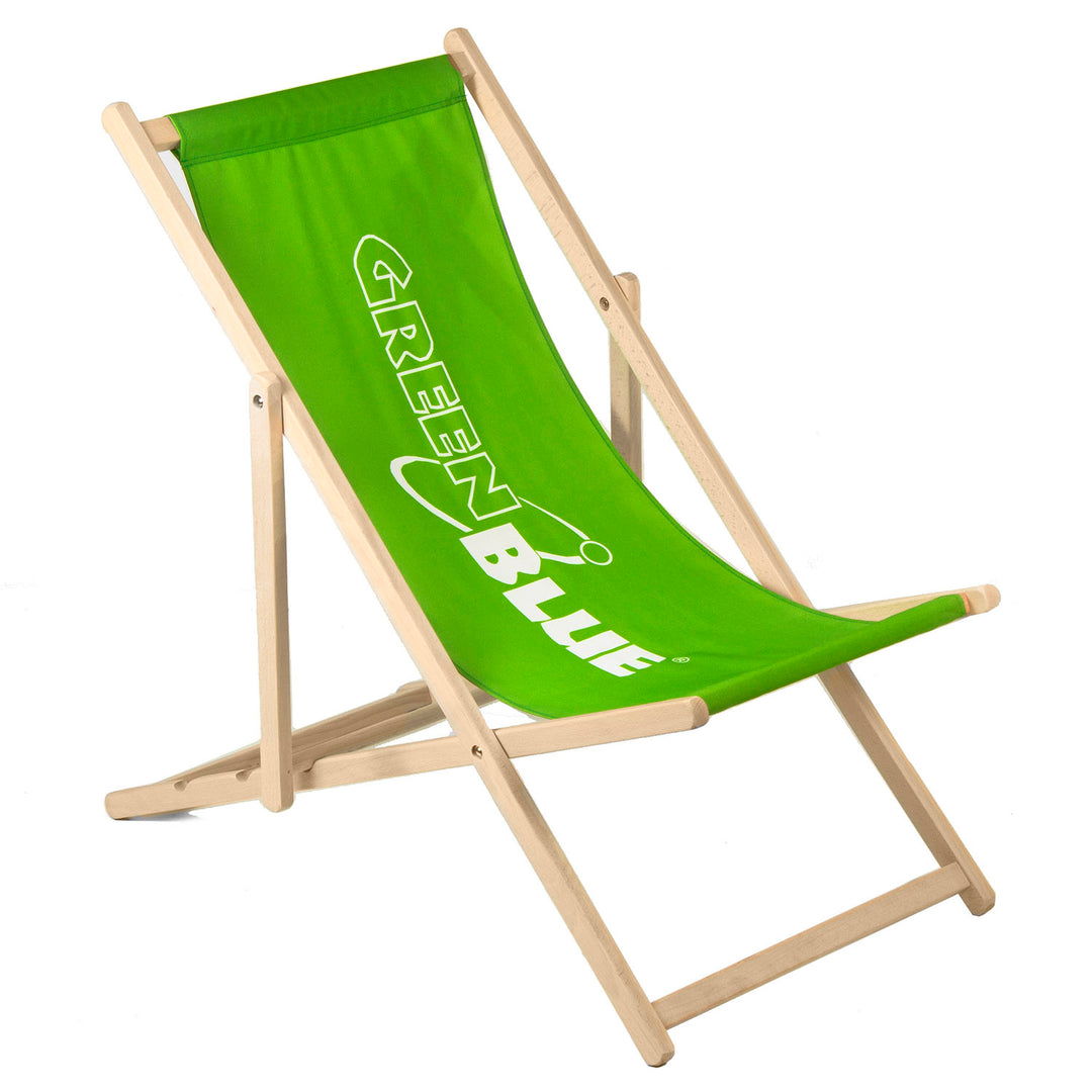 10x GreenBlue GB183 Classic Beechwood Lounger with your own imprint