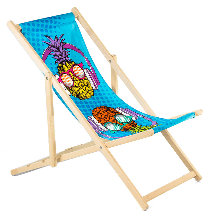 10x GreenBlue GB183 Classic Beechwood Lounger with your own imprint