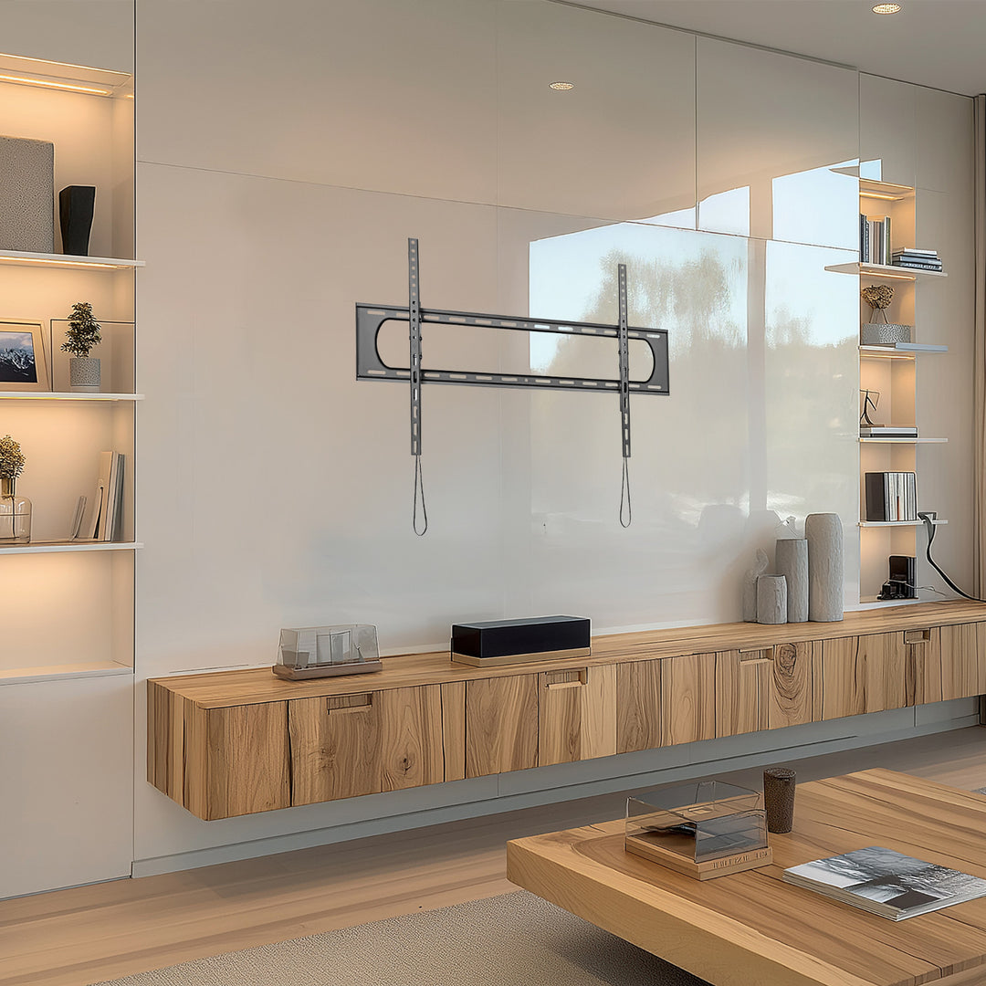 Maclean TV MC-750N Heavy Duty TV Wall Mount Bracket max. 120kg Flat Slim Tilting VESA 900x600 60-120" Black