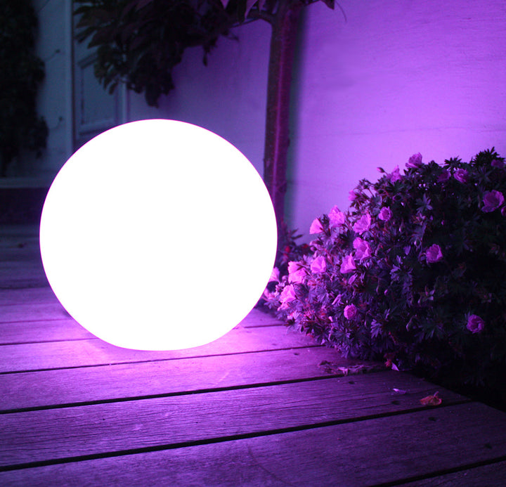 GreenBlue solar freestanding garden lamp, sphere, 15x48cm, RGB color LED, GB122 + 25x58cm GB166