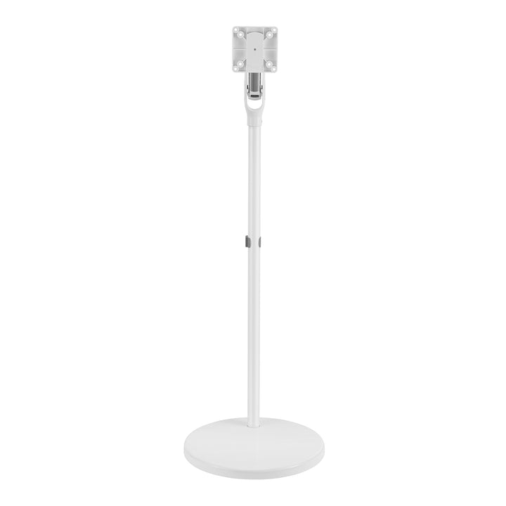 Maclean MC-970W Mobile Monitor or TV Floor Stand, Casters, Gas Spring, 17"-35", 2-10kg, White, VESA standard: 75x75, 100x100 mm