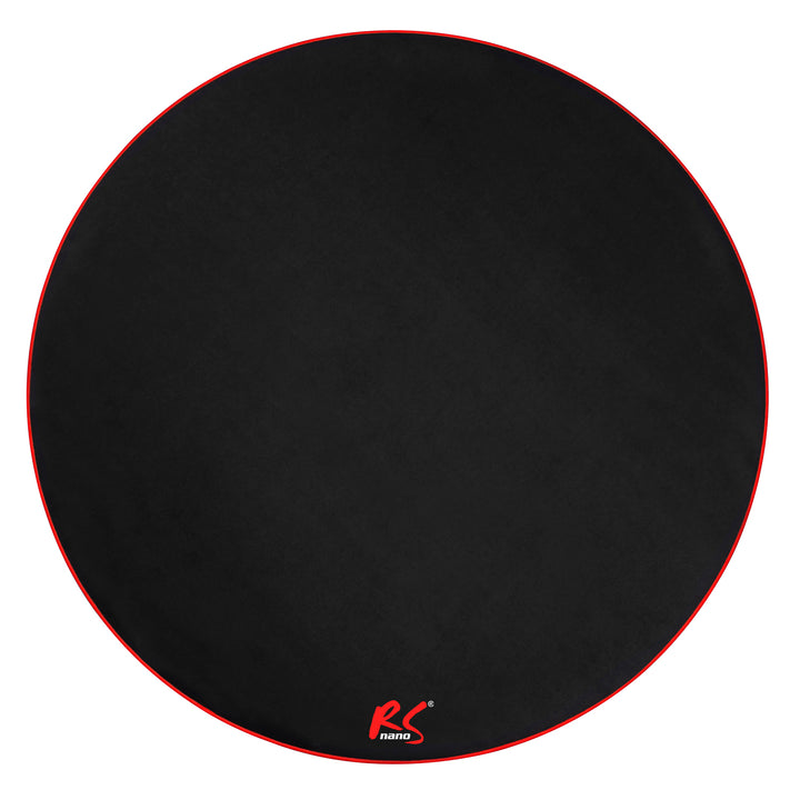 NanoRS RS172 Gaming Seat Mat, Under Chair Floor Mat, Diameter 100cm, Black