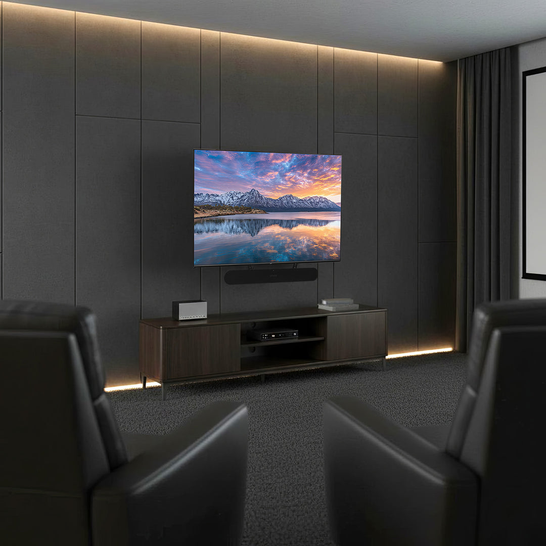 Maclean MC-975 TV VESA Mount Holder for Sonos Ray Soundbar Speaker Holder Bracket 2kg Powder Coating Sturdy