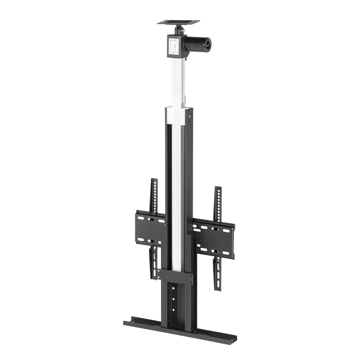 Maclean MC-976 Motorized Floor &amp; Ceiling TV Lift 50kg Cabinet Electric TV Holder Mount 32''-55''' VESA 400x400 Remote Control