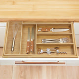 GreenBlue extendable bamboo cutlery organizer, 325-500x430x45mm, GB379
