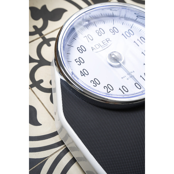 Adler bathroom scale, mechanical, up to 150 kg, AD 8177