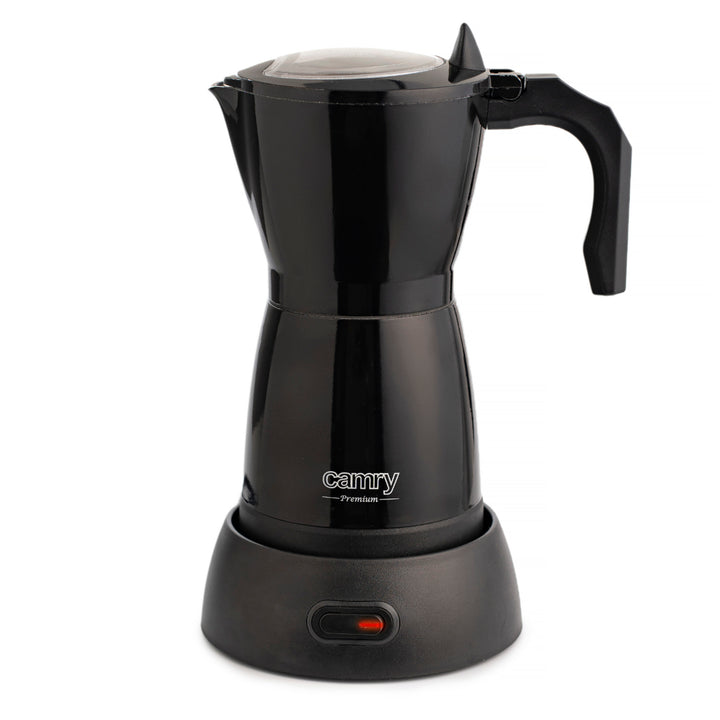 Meaisín caife leictreach Moka Camry CR 4415B 300ml le haghaidh 6 chupán espresso