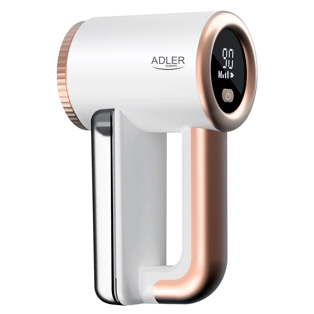 Adler fabric clothes shaver, USB charging, LCD display, 3-stage speed, brush, AD 9617