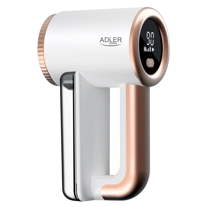 Adler fabric clothes shaver, USB charging, LCD display, 3-stage speed, brush, AD 9617