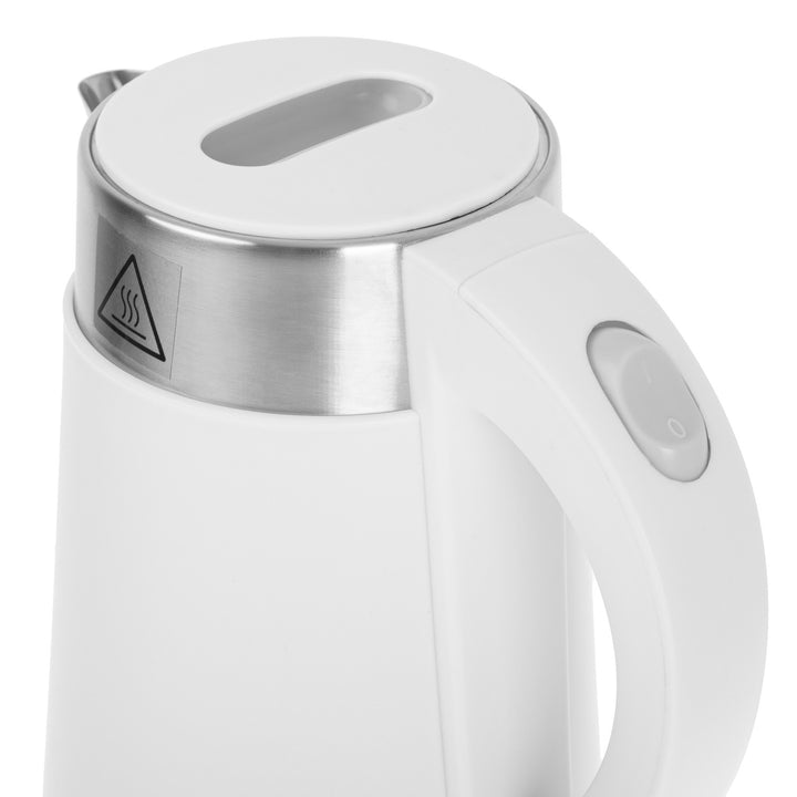 Adler electric kettle, cordless, 0.6L, 800W, white, AD 1372