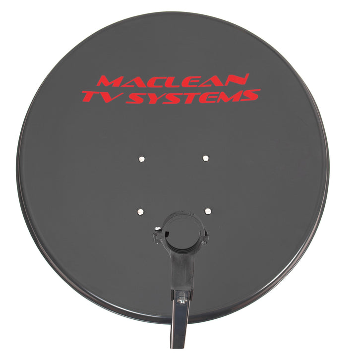 Satellite set, 90 cm antenna, 40 cm mount, quad converter, 100 m cable, plugs