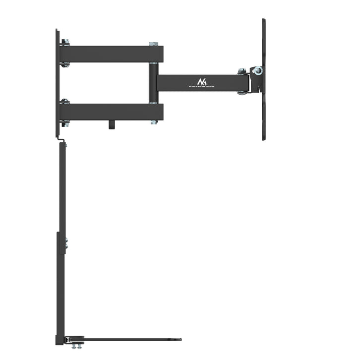 Maclean MC-771A TV Mount with DVD Shelf, Monitor or TV Holder with Shelf, vesa 200x200 , 23"-43", 25kg, Black