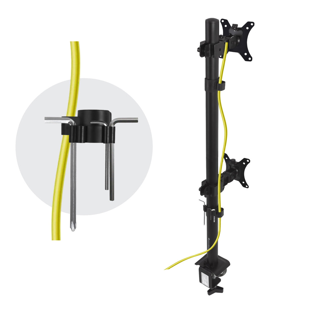 Maclean monitor mount, max VESA 100x100, 13-27", 9kg, MC-966