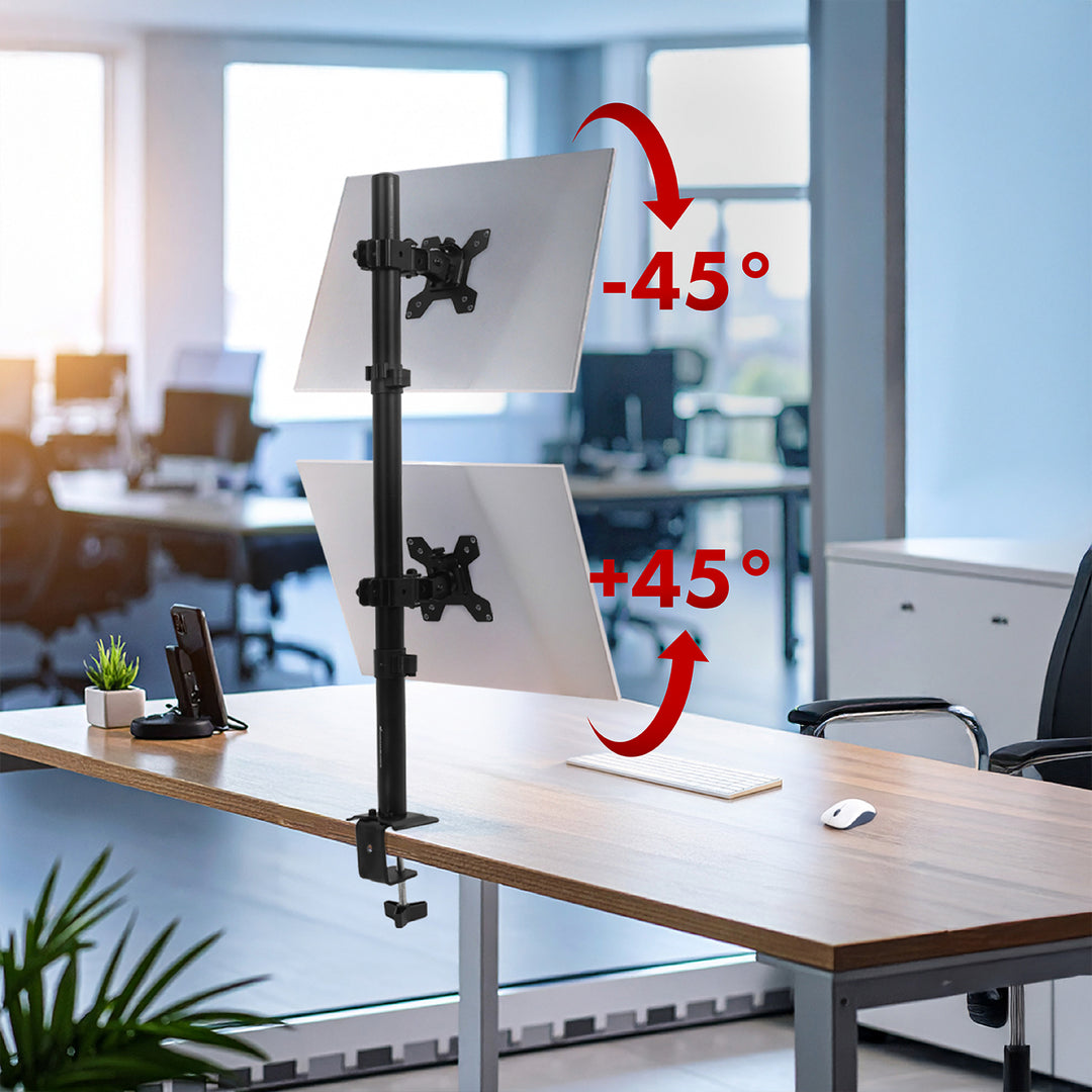 Maclean monitor mount, max VESA 100x100, 13-27", 9kg, MC-966