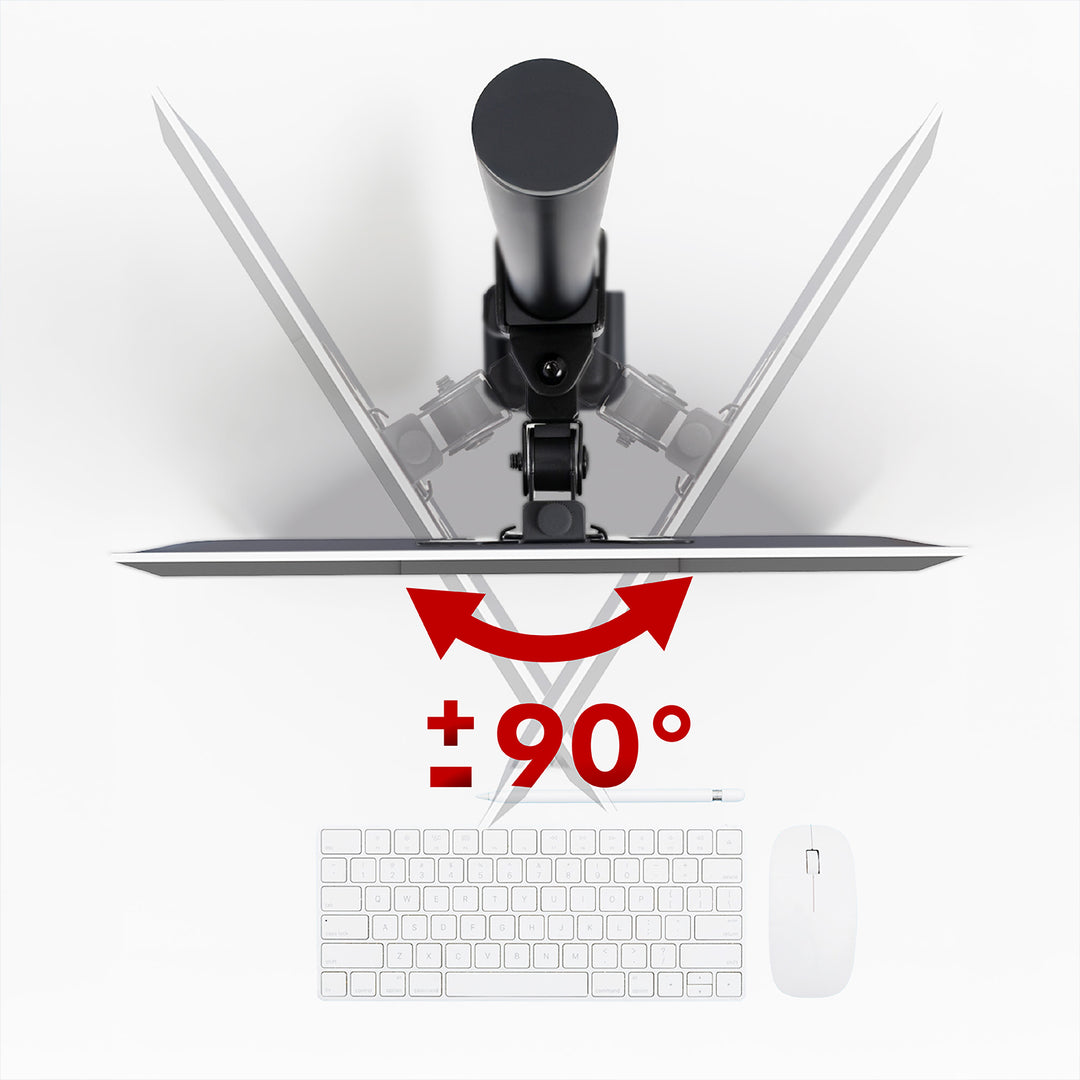 Maclean monitor mount, max VESA 100x100, 13-27", 9kg, MC-966