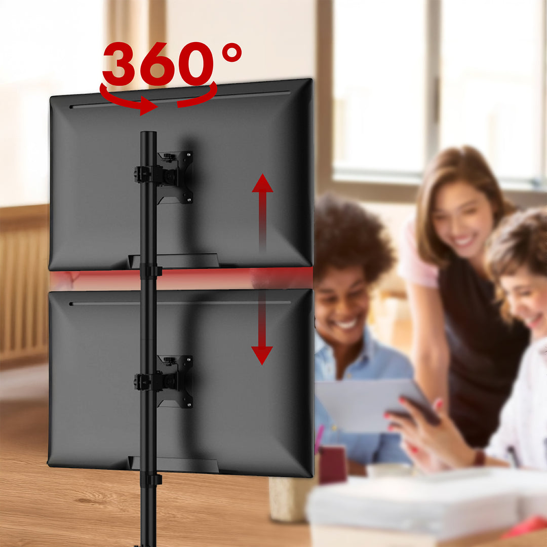 Maclean monitor mount, max VESA 100x100, 13-27", 9kg, MC-966