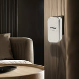GreenBlue GB157 W Kinetic Battery-free Wireless Door Bell, Melodies, White, Range up to 200m, IP44