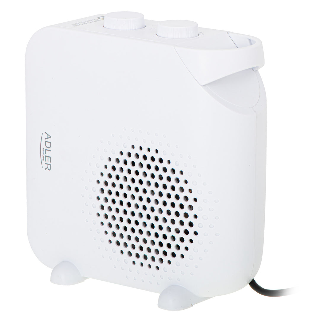 Adler fan heater, dual function, cold blow, 2000W, white, AD 7725