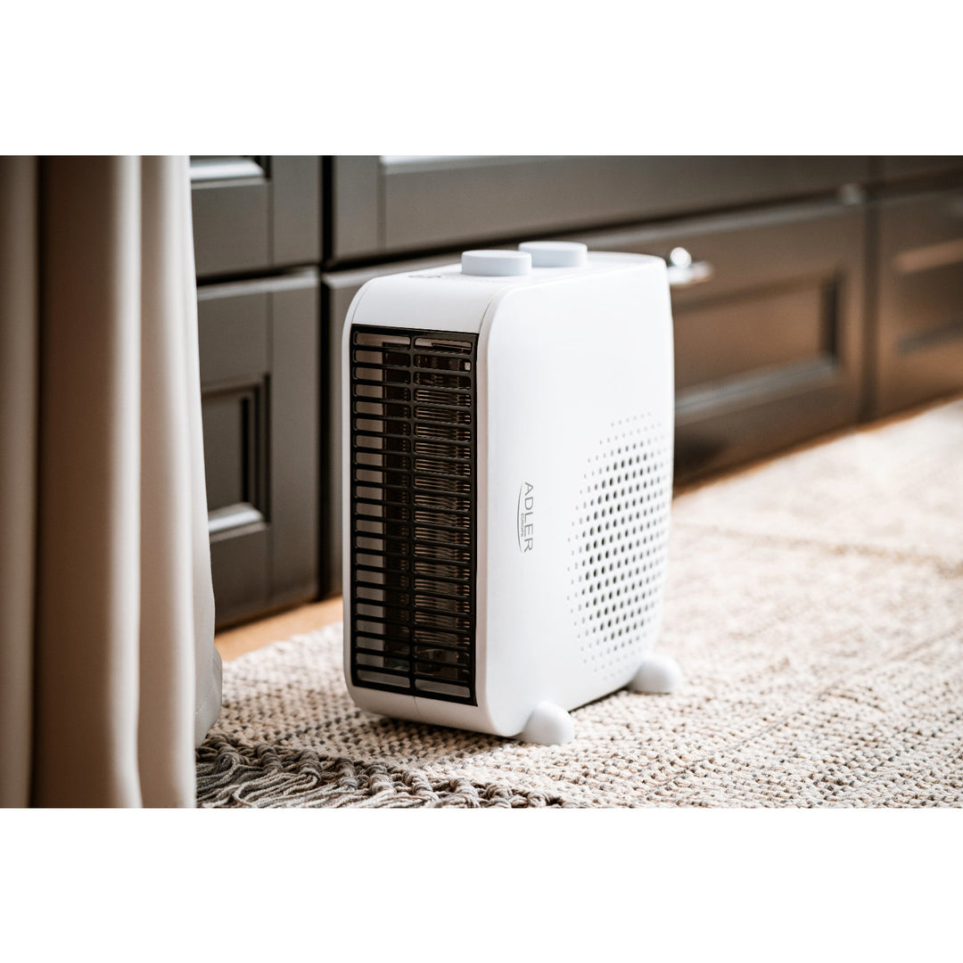 Adler fan heater, dual function, cold blow, 2000W, white, AD 7725