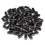 100x Maclean F-F barrel socket, professional transition, black nickel plug, MCTV-904