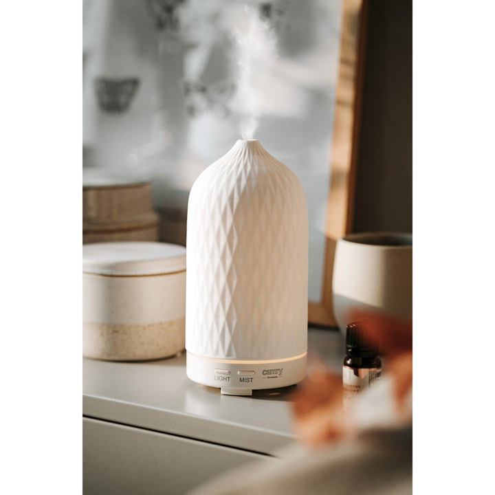 Camry CR 7970 Ultrasonic ceramic aroma diffuser, 100 ml, mood lamp