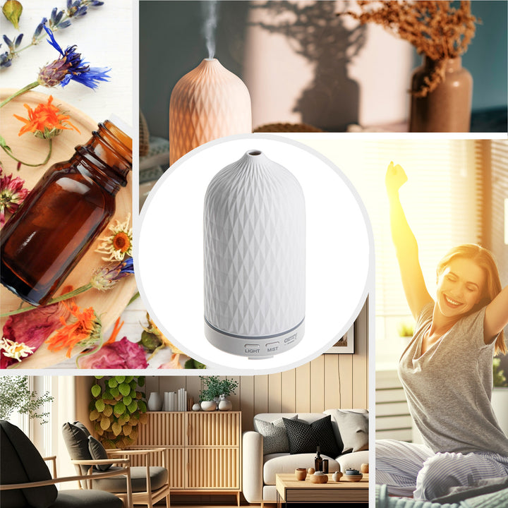 Camry CR 7970 Ultrasonic ceramic aroma diffuser, 100 ml, mood lamp