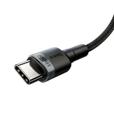 USB-C PD 2.0 200cm Baseus Cafule CATKLF-ALG1 Quick Charge 3.0 5A cable with 100W fast charging support