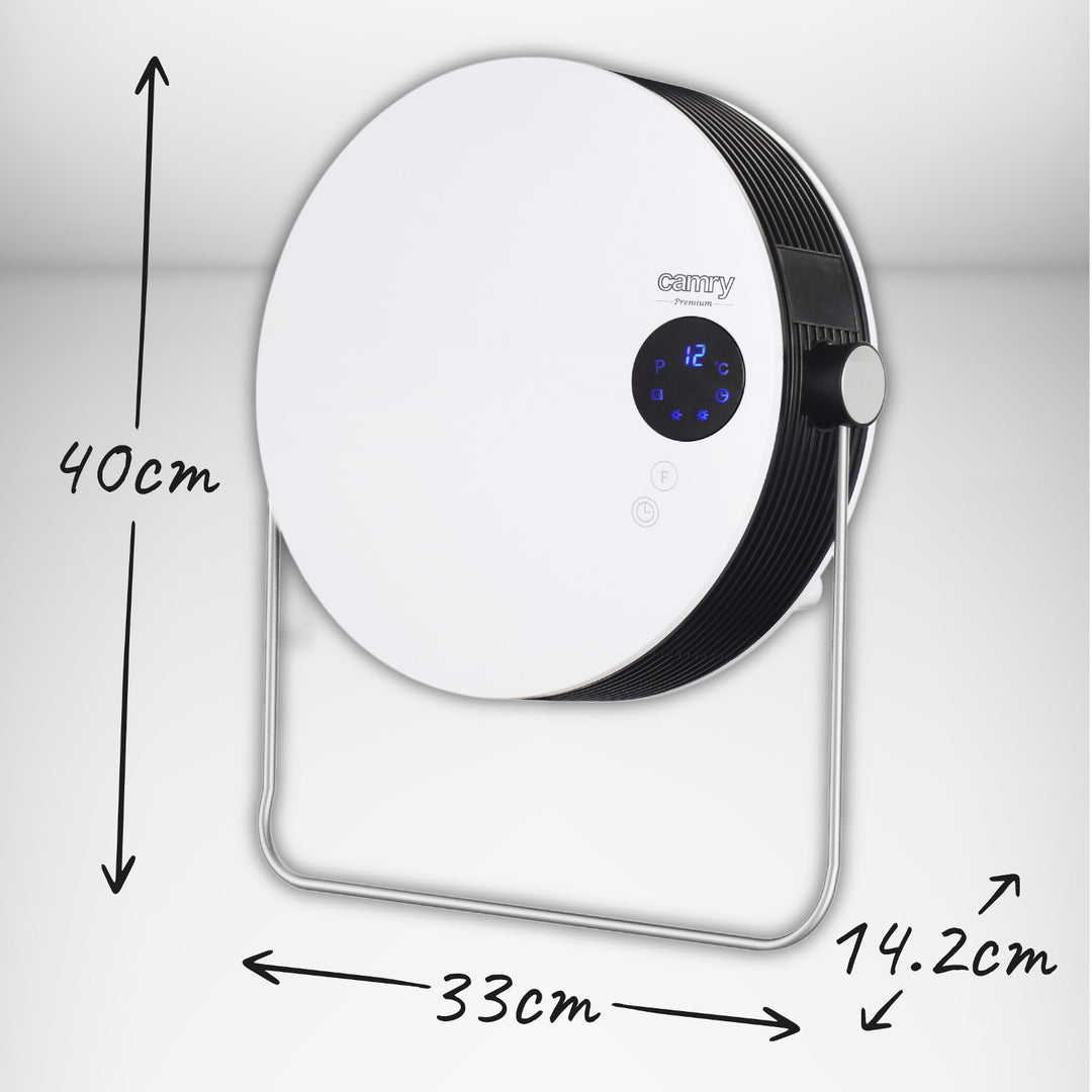 Camry bathroom heater, power 2000W, 2 heating levels, LCD display, remote control, CR 7747