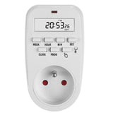 GreenBlue GB362 E Timer Switch - Digital Timer, Max. Load 16A, IP20, European Plug