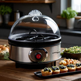 GreenBlue automatic egg cooker, 400W power, up to 7 eggs, measuring cup, 220-240V~, 50 Hz, GB572