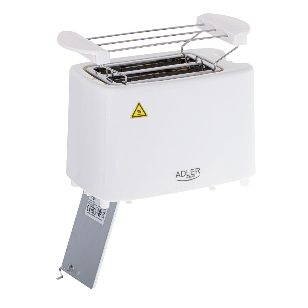 Adler toaster, 6 degrees of control, bun grate, 900W, white, AD 3223