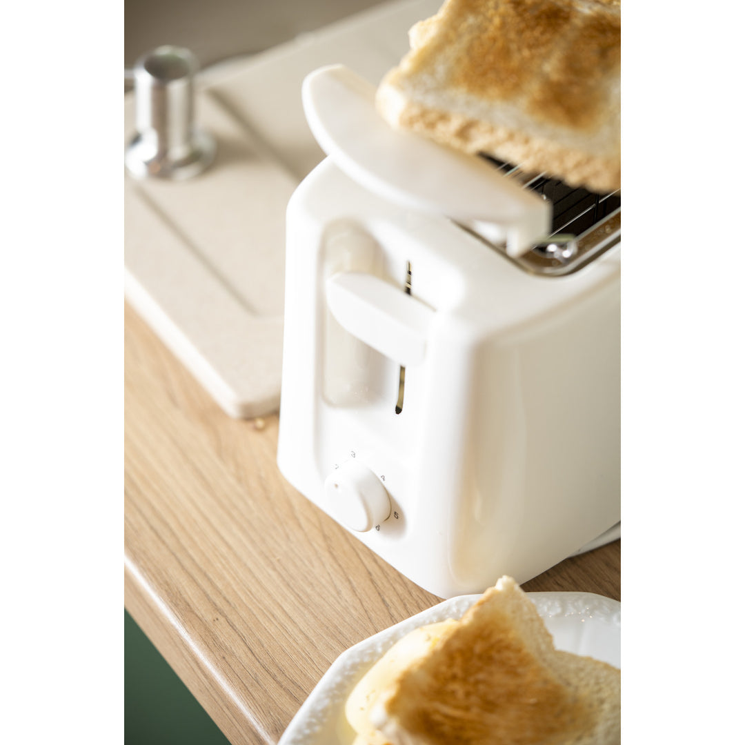 Adler toaster, 6 degrees of control, bun grate, 900W, white, AD 3223