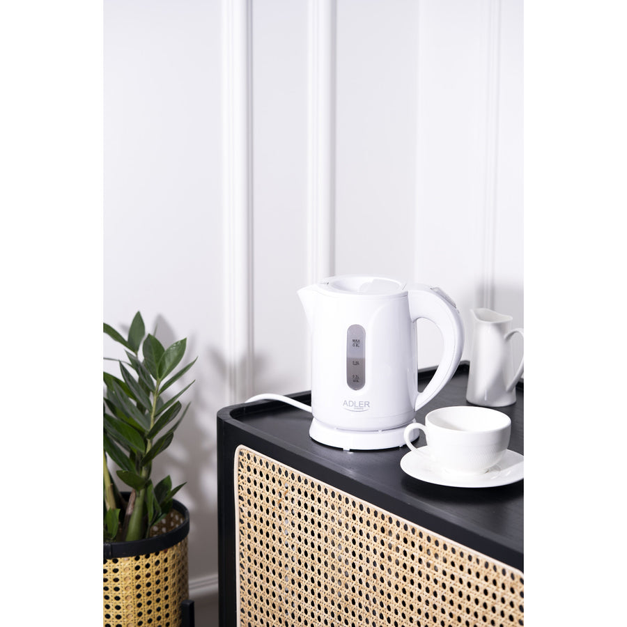 Adler cordless electric kettle, capacity 0.8L, power 850W, AD1371