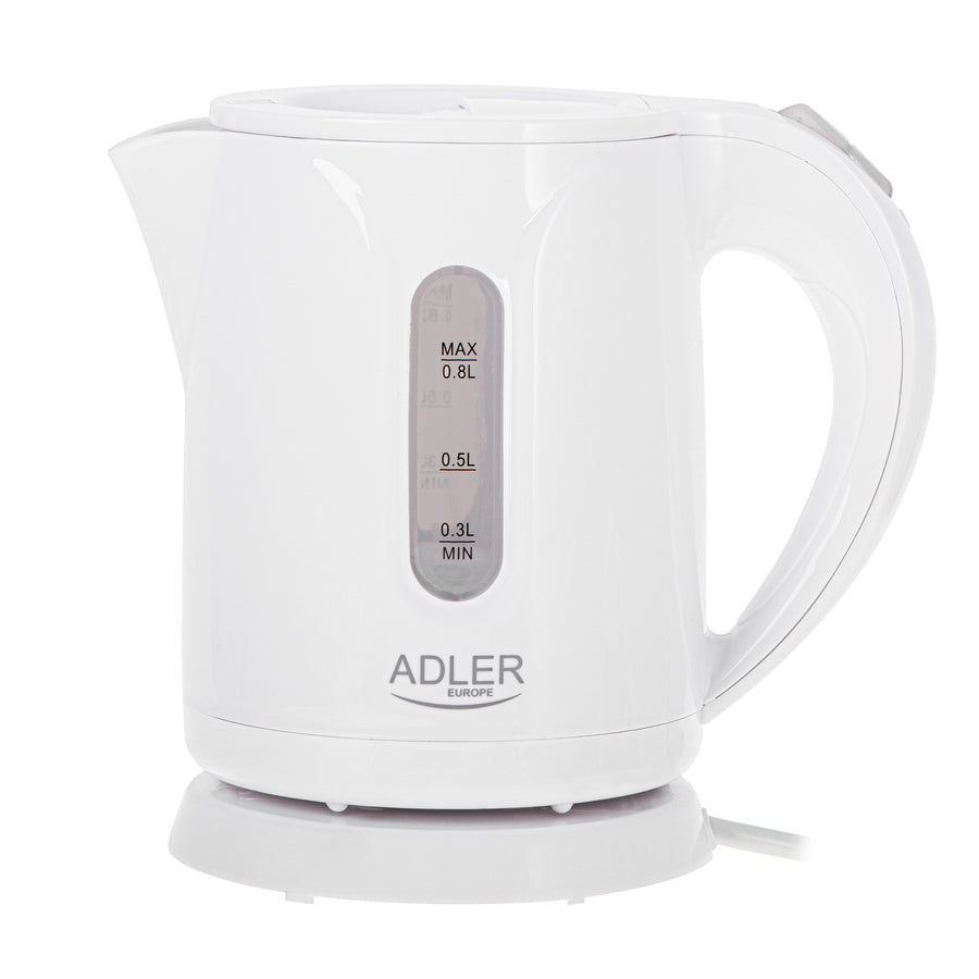 Adler cordless electric kettle, capacity 0.8L, power 850W, AD1371
