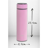 Adler thermos flask, LED touch display, capacity 473 ml, pink, AD 4506