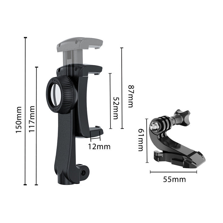 Maclean telephone sports harness, universal, for phone, camera, GoPro, and other cameras, swivel mount, MC-294