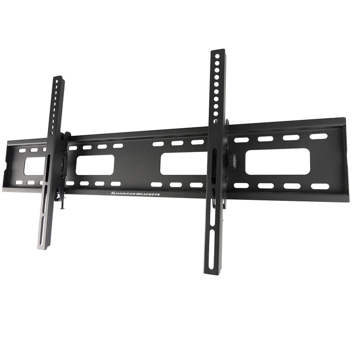 Maclean MC-422 TV Wall Mount Heavy Duty 43"-100" max VESA 800x400 120kg Tilting +/-15° Bracket Holder Hanger with Spirit Level Accessories