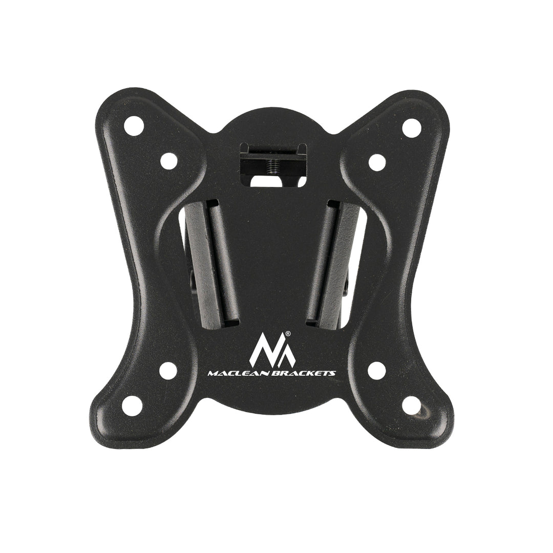 Maclean MC-415 TV Monitor Wall Mount 13"-32" 30kg Tilt Rotate max. VESA 100x100 30kg Black Slim Universal Powder Coated