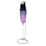 Adler milk frother, with stand, purple and black, AD 4499