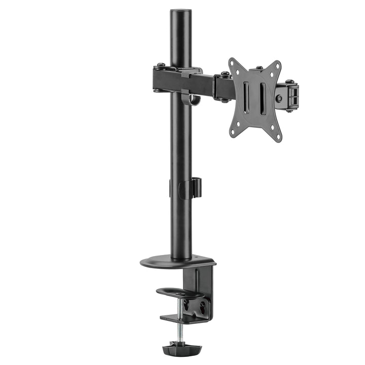 Maclean MC-753N LCD Monitor Desk Mount 17-32" 9kg VESA 75x75 100x100 Single Arm Extendable Adjustable