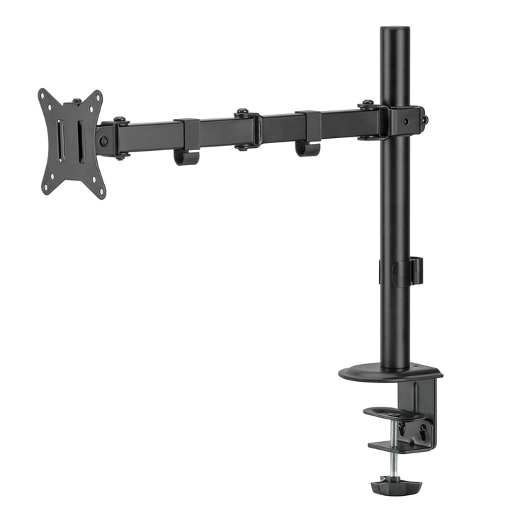 Maclean MC-753N LCD Monitor Desk Mount 17-32" 9kg VESA 75x75 100x100 Single Arm Extendable Adjustable