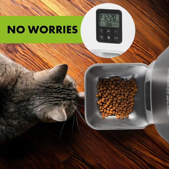 GreenBlue automatic pet food dispenser/feeder, 6L, USB 5V1A, GB393