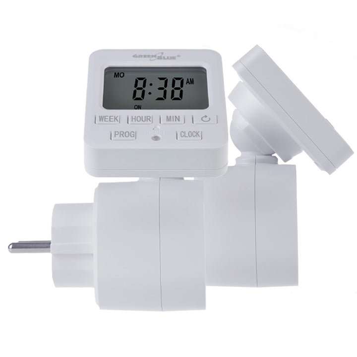 GreenBlue time switch - digital timer, max. load 16A, IP20, GB605 F